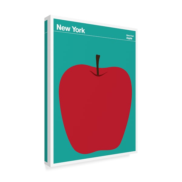 Print Collection - Artist 'New York Apple' Canvas Art,18x24